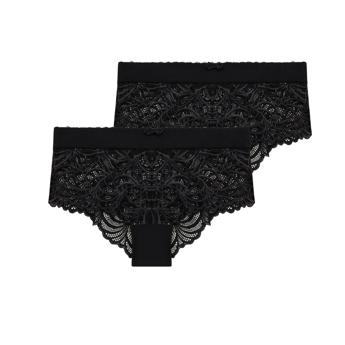 Lot de deux shorty noir Pampelune