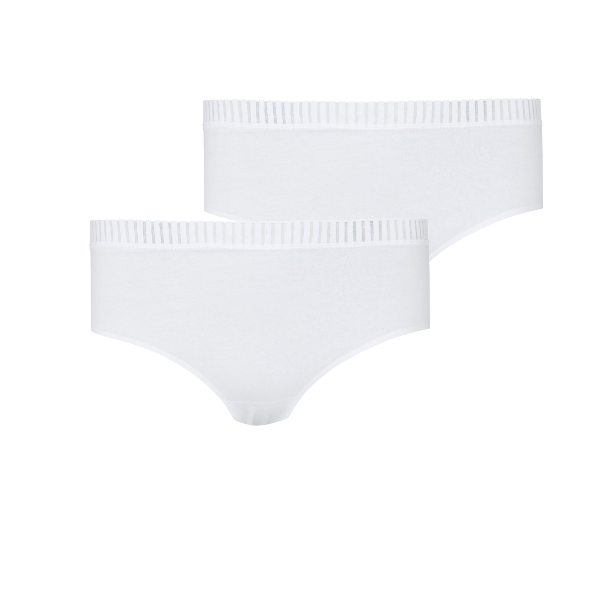 Lot de deux culottes one size blanc Just Ideal