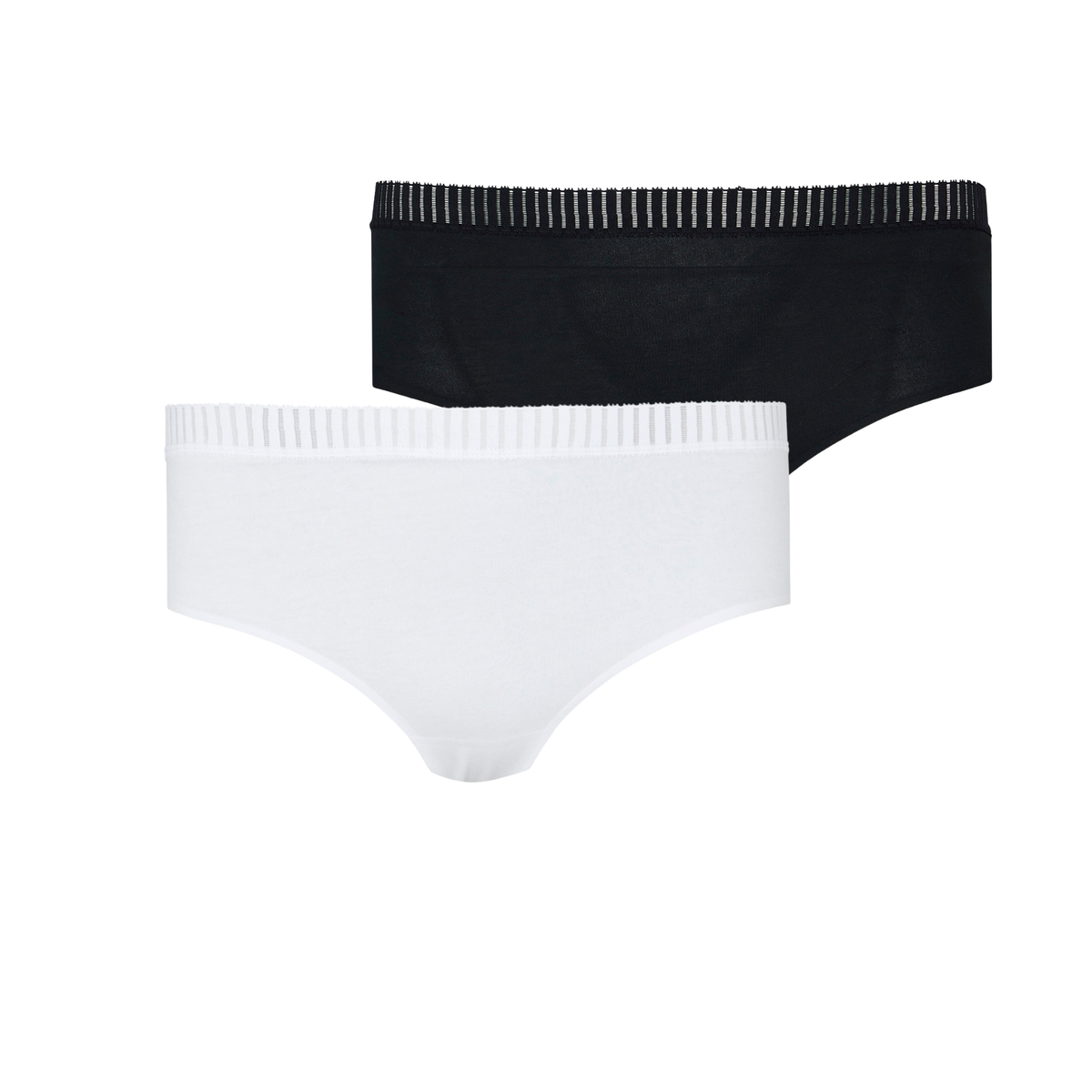 Best cotton white high-waisted panties