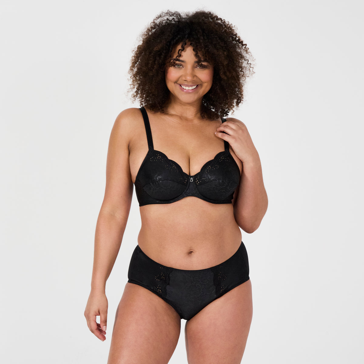 Lot de trois gaines noir Emily
