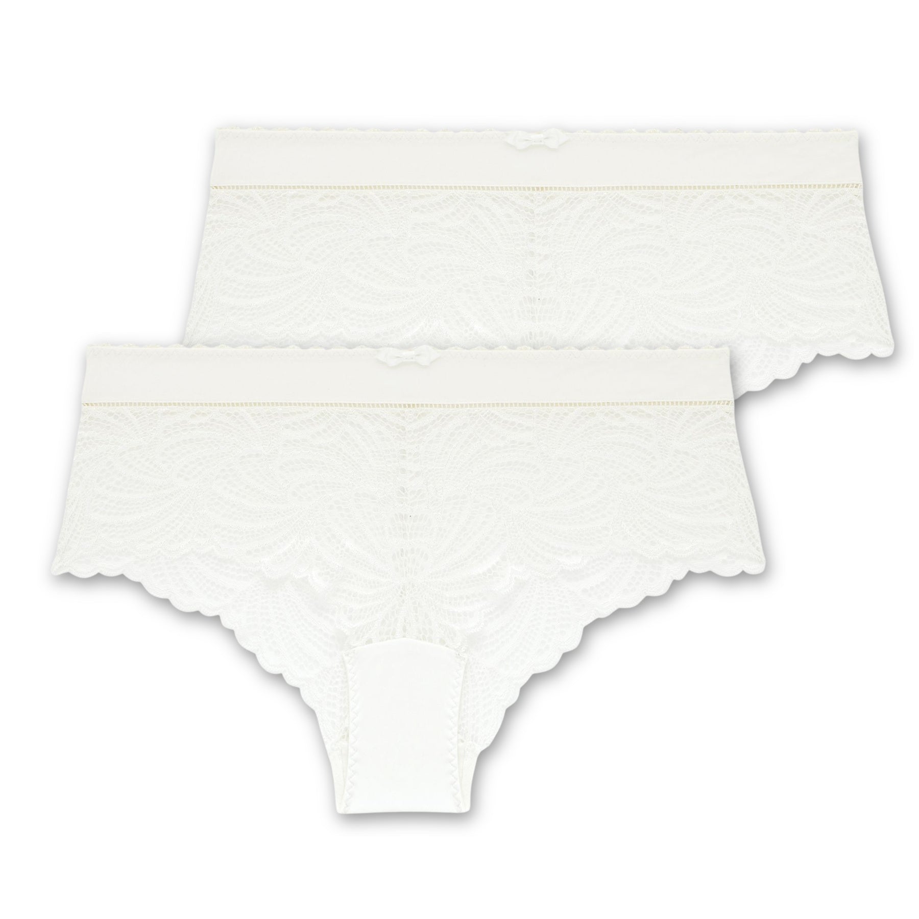 Lot de deux shorty ivoire Pampelune