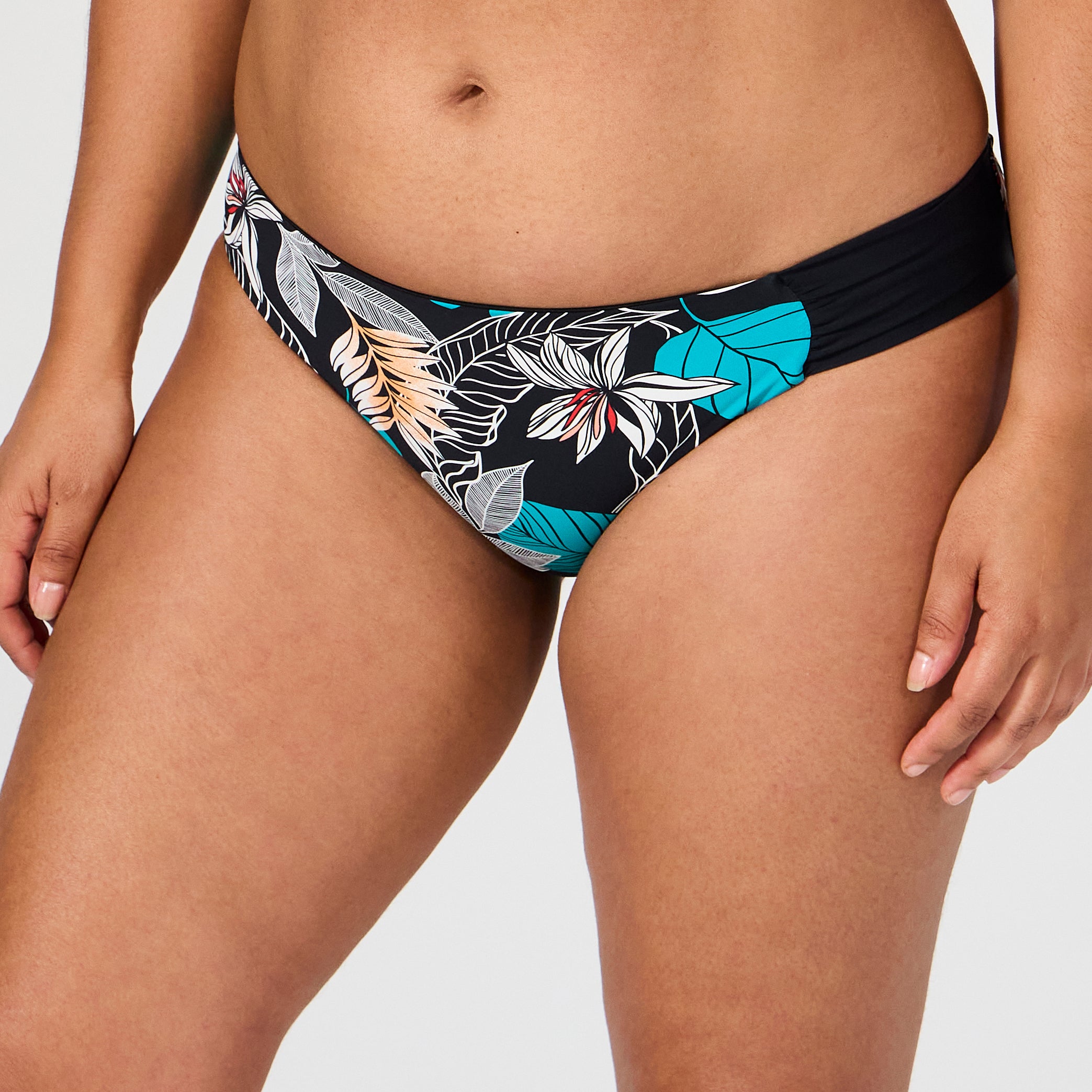 Slip de bain Santa Barbara imprimé tropical