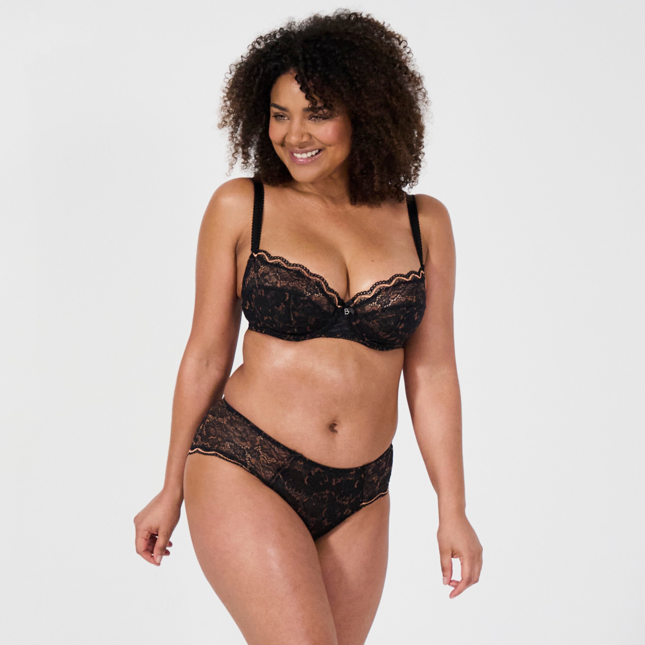 silhouette soutien gorge armatures shorty luccia noir face