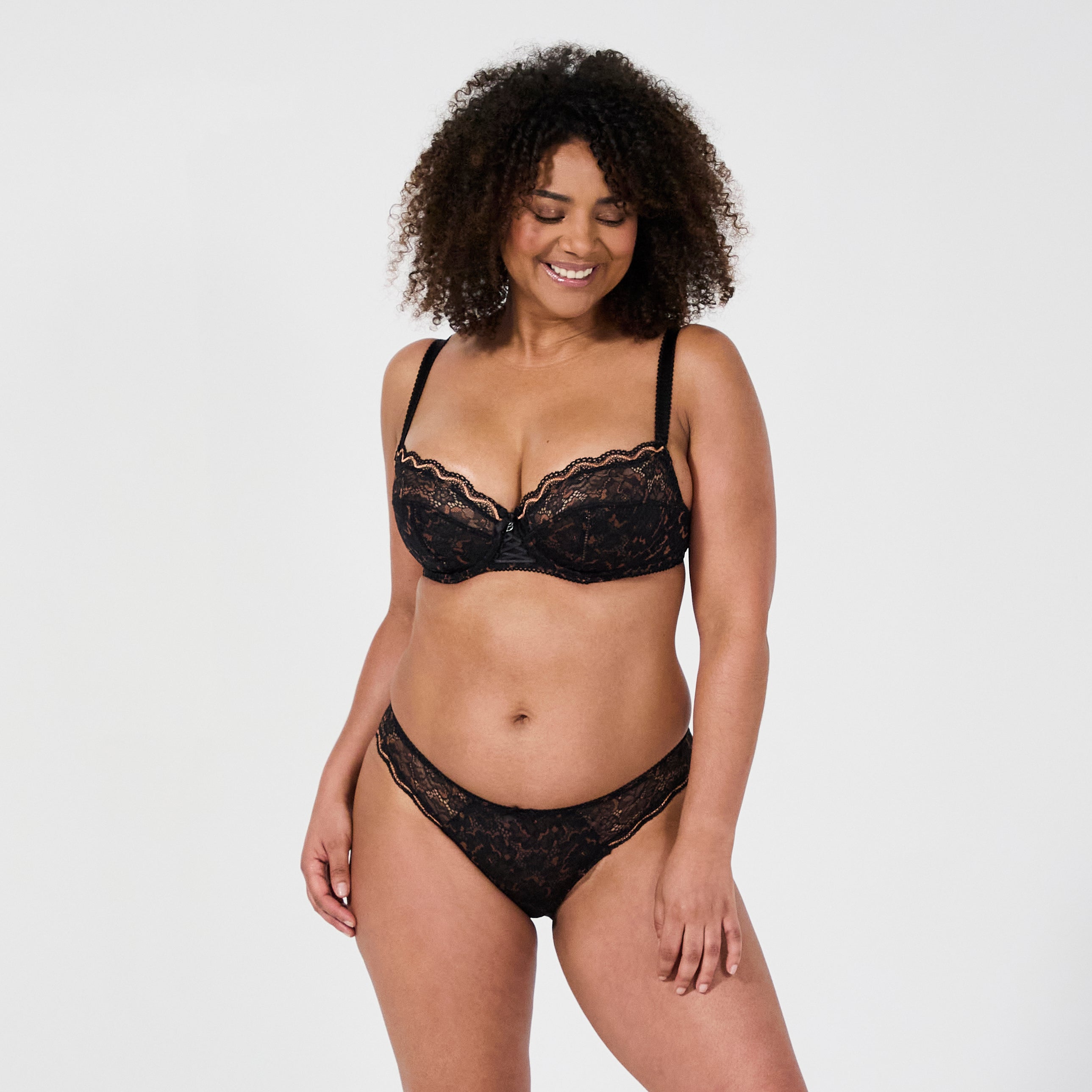 silhouette soutien gorge armatures slip luccia noir face