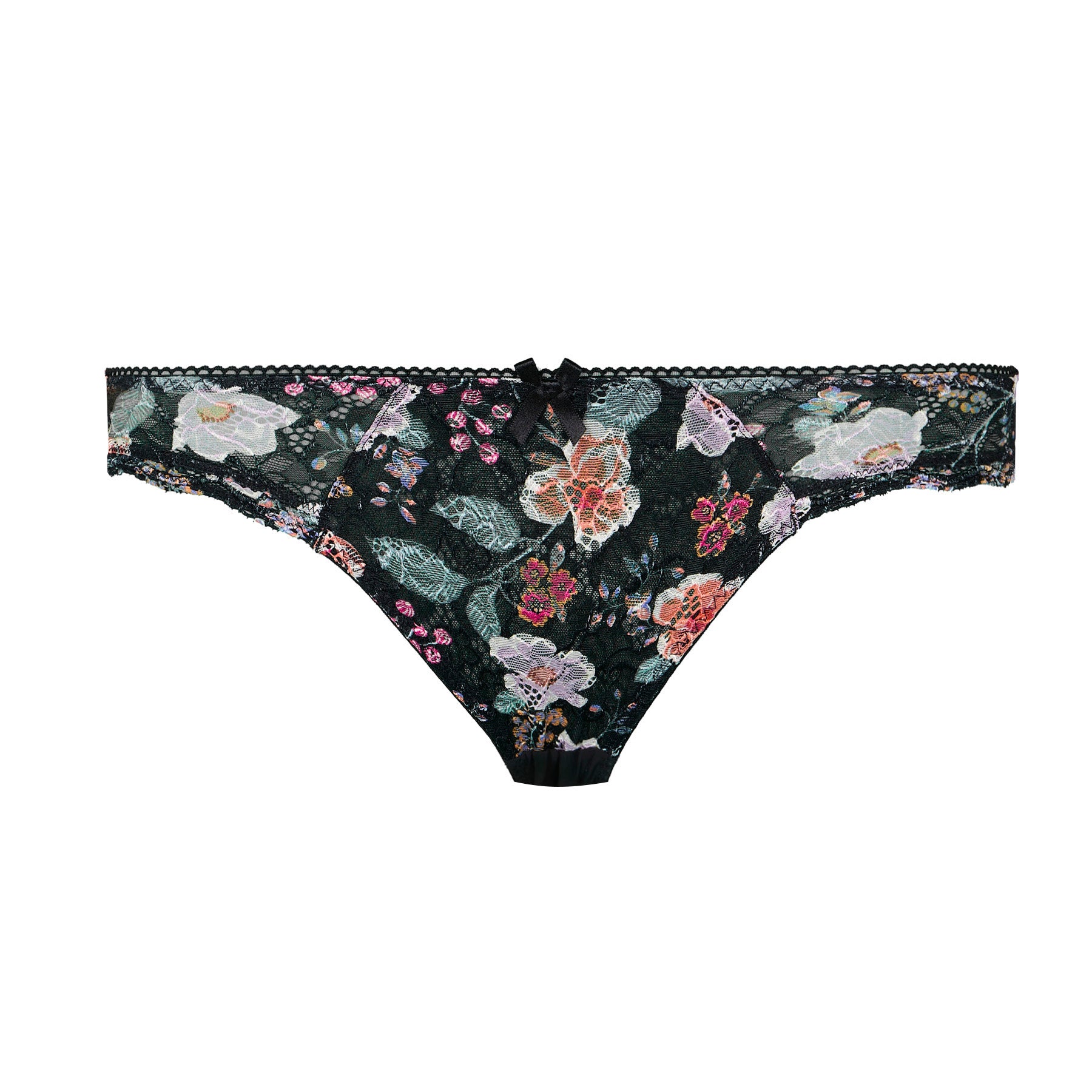 slip luccia swing noir imprime