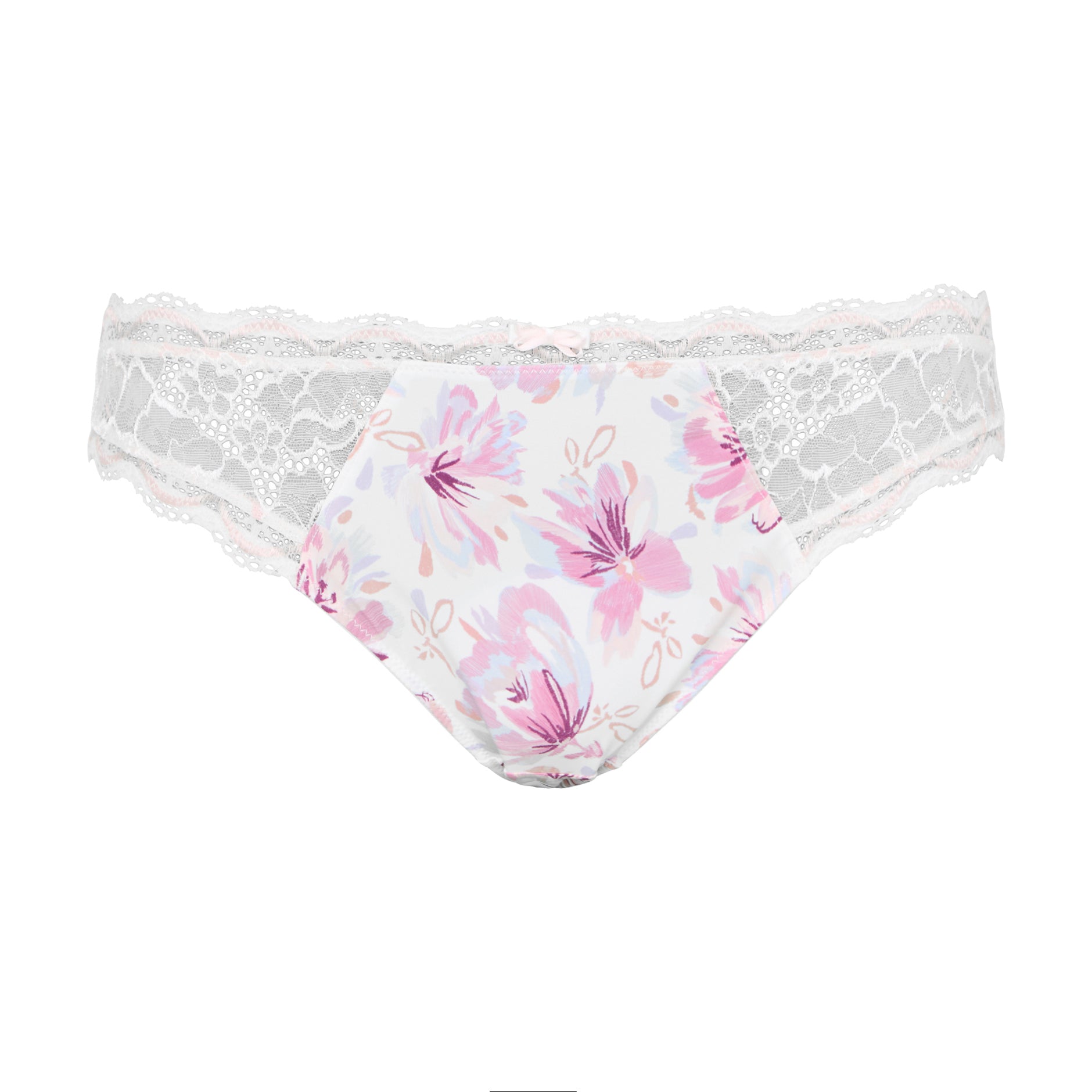 Slip ivoire fleurs Luccia Twist