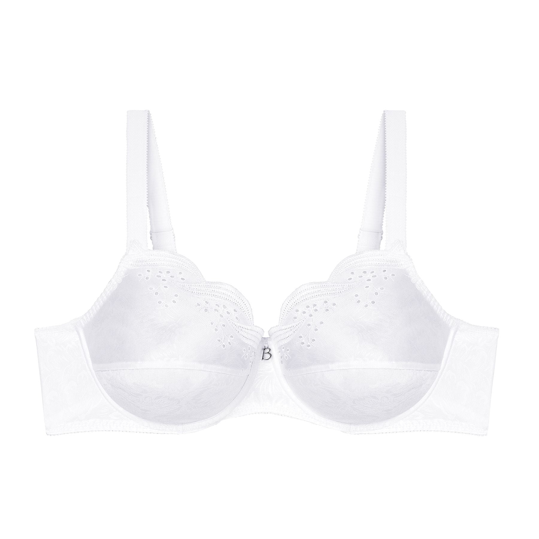 Emily white underwired bra