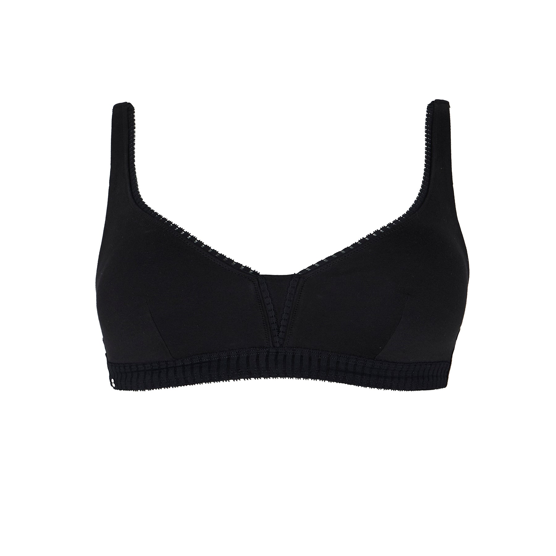 Just ideal black underwired bra with removable cups