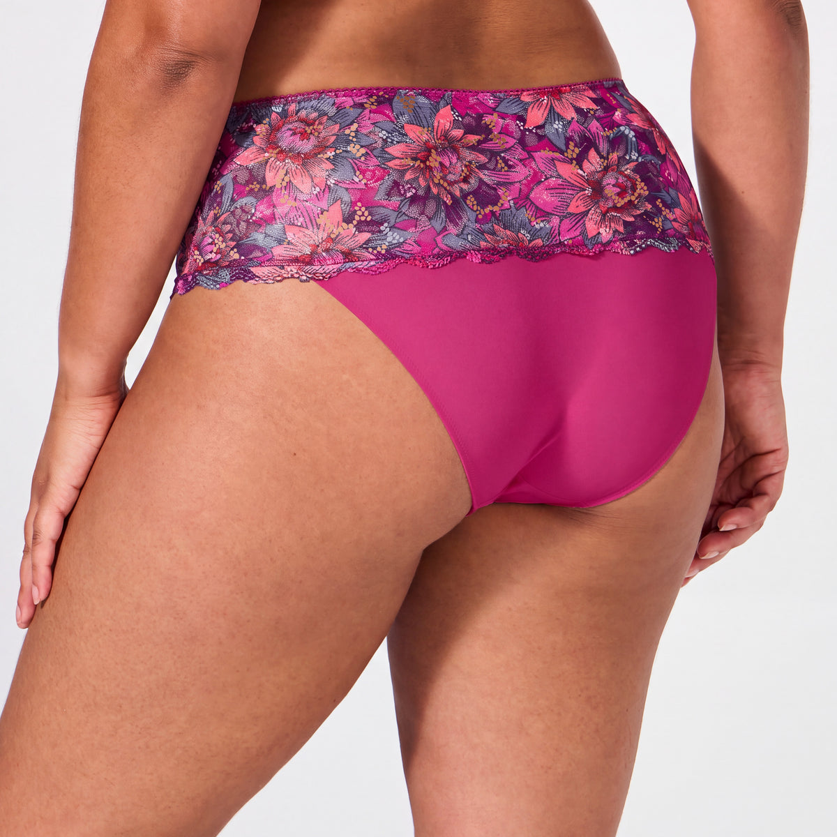 Culotte fushia imprimé Luccia swing