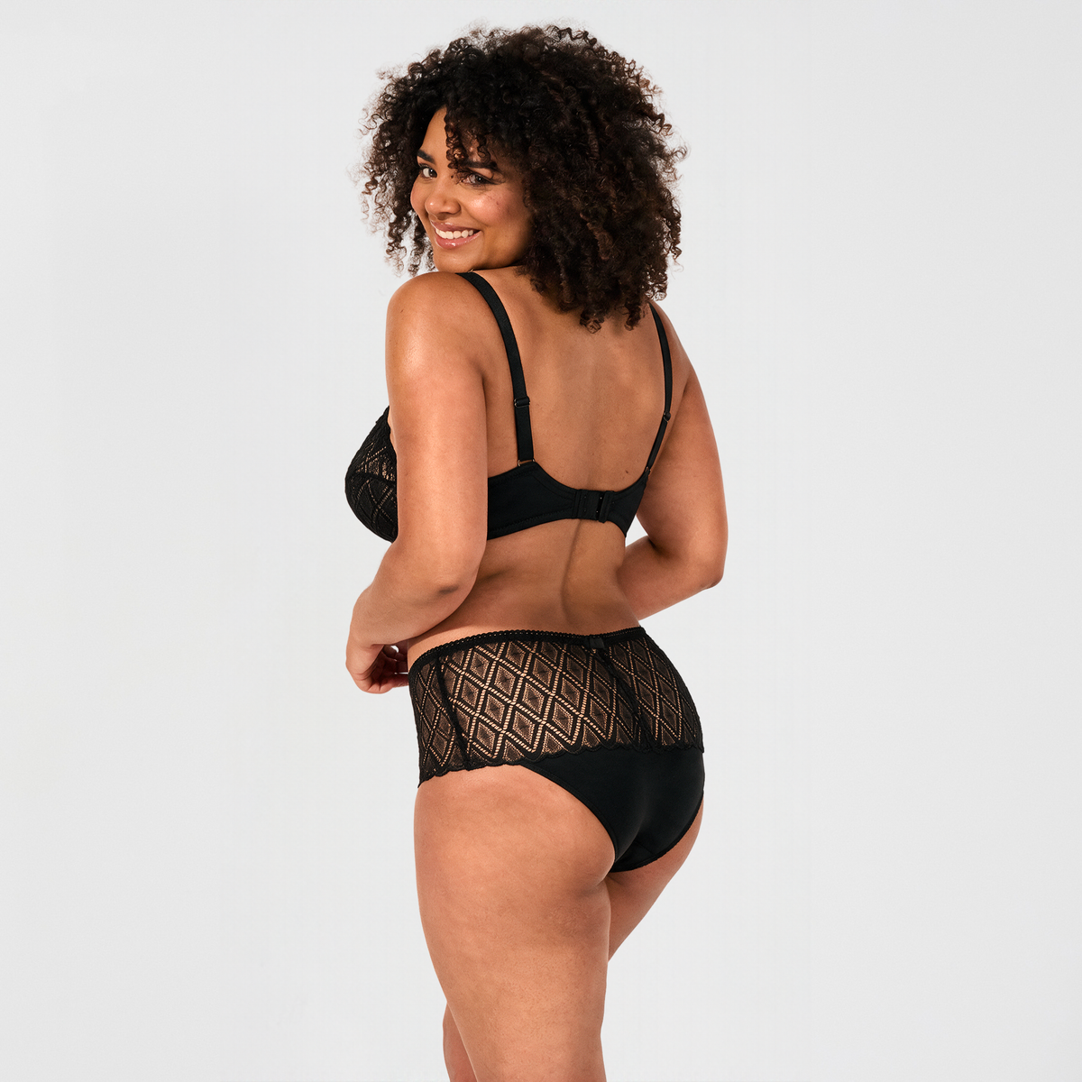 Soutien-gorge emboîtant noir Amelia