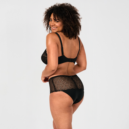 Soutien-gorge emboîtant noir Amelia