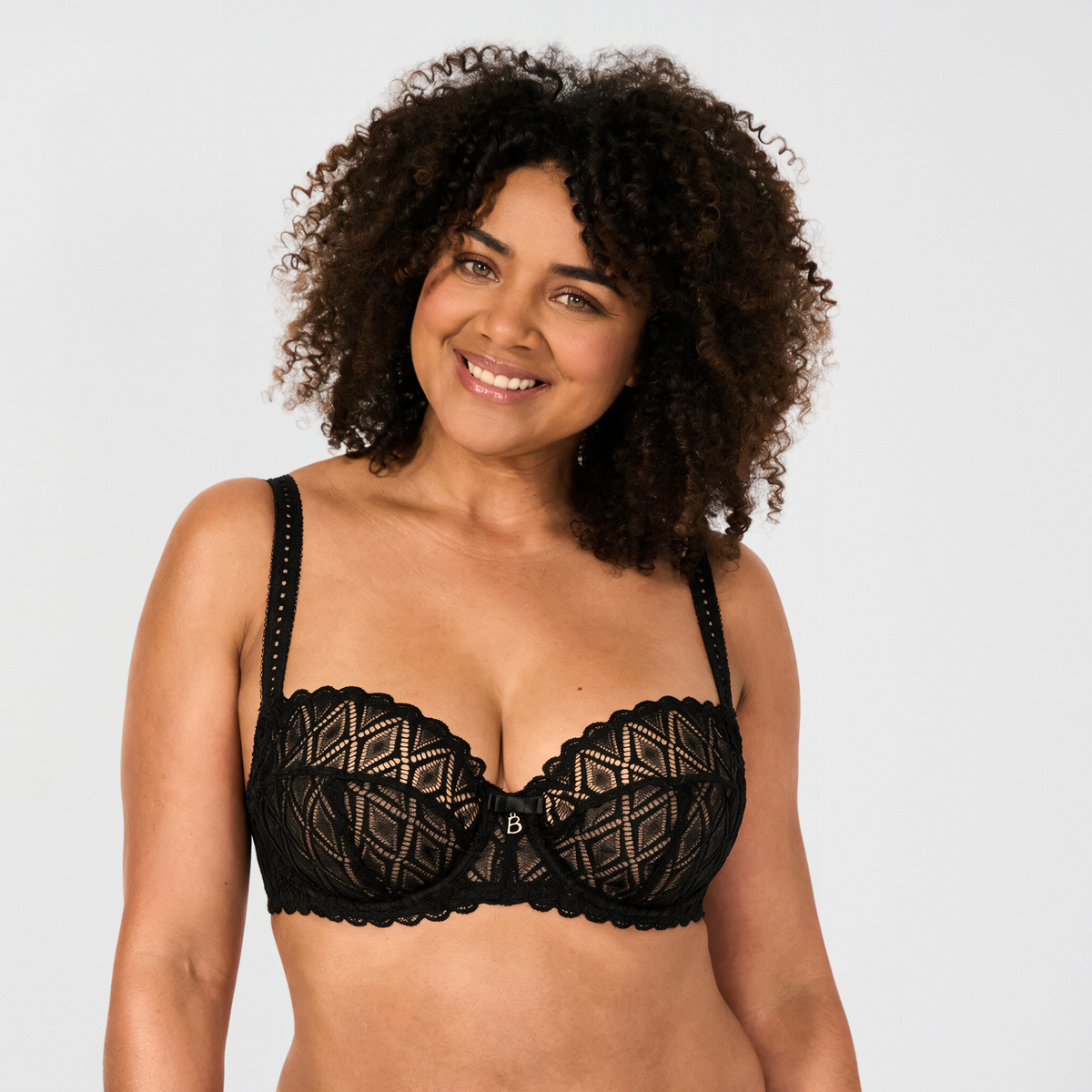 Soutien-gorge emboîtant noir Amelia