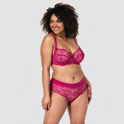 Pampelune black underwired bra