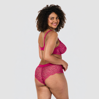 Pampelune black underwired bra