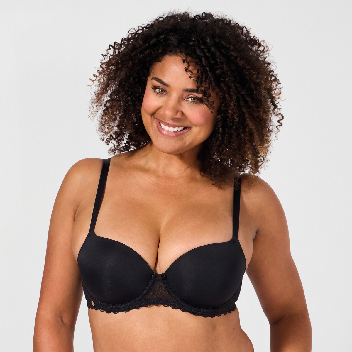 Soutien-gorge coque noir Just Glam