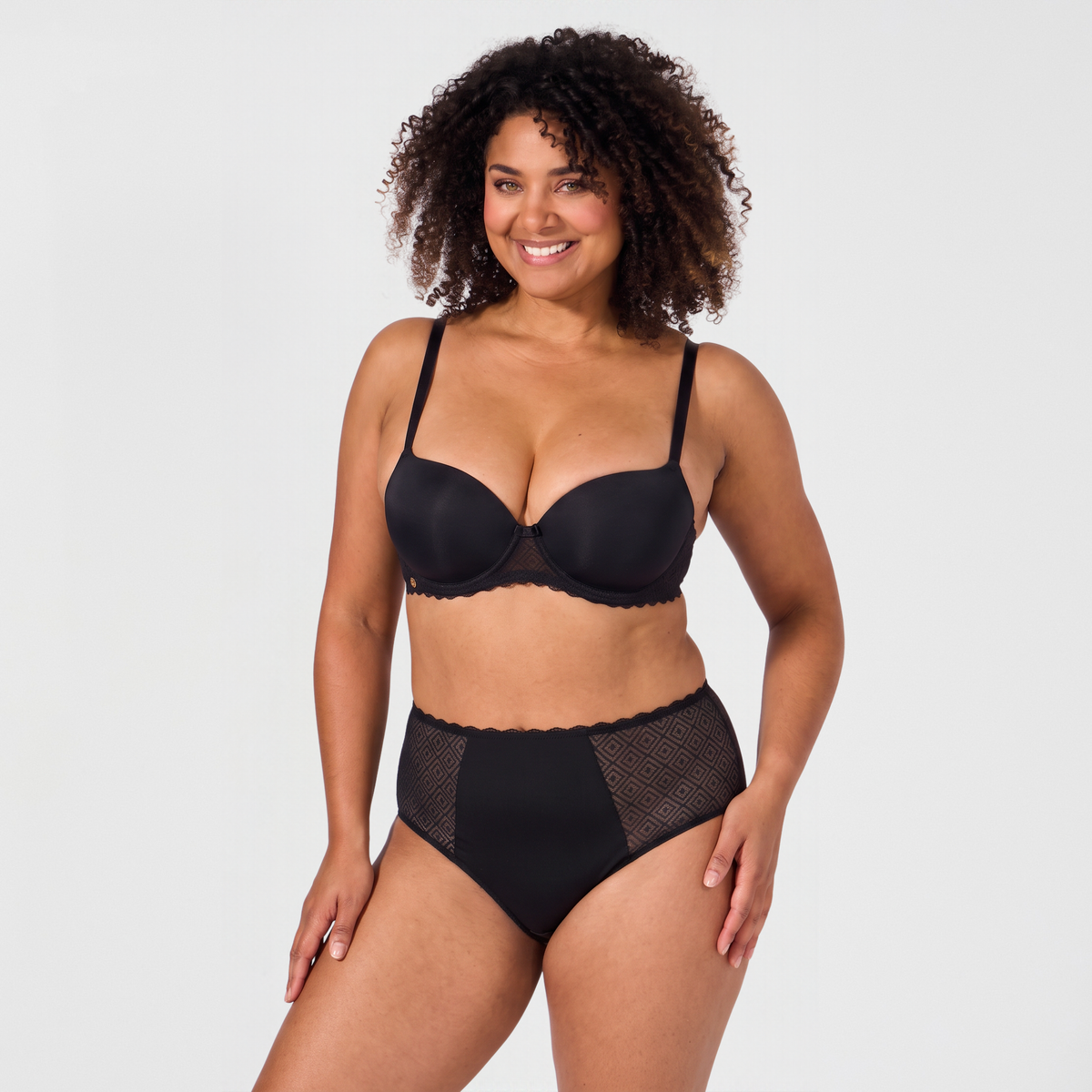 Soutien-gorge coque noir Just Glam
