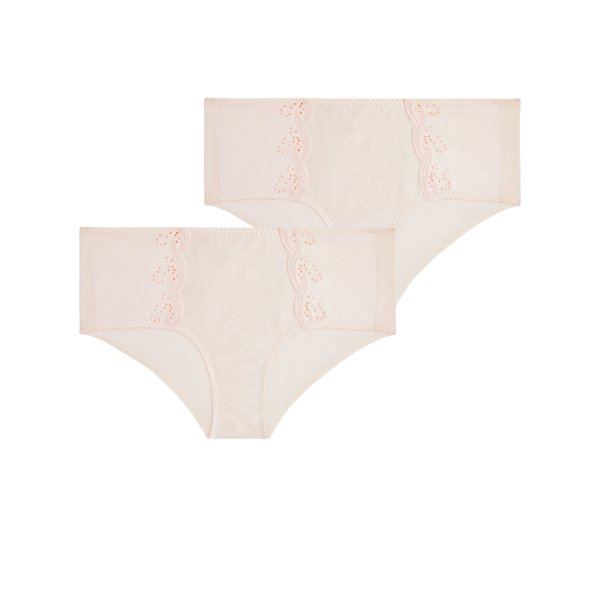 Lot de deux gaines rose poudré Emily