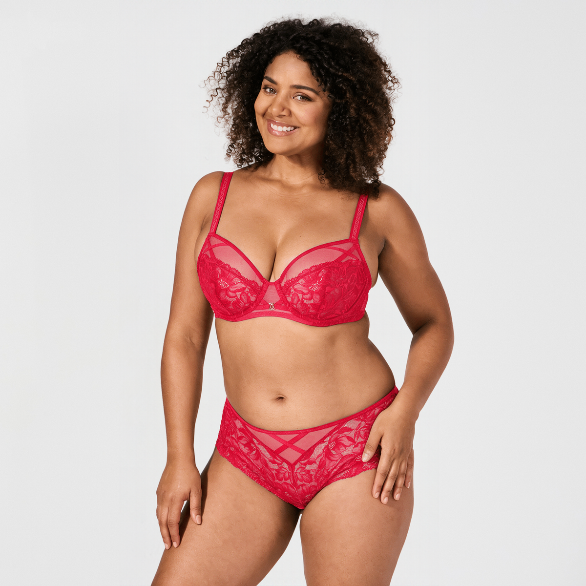 Shorty rouge Lathy