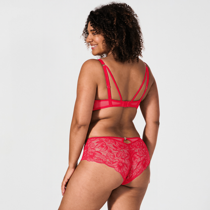 Shorty rouge Lathy