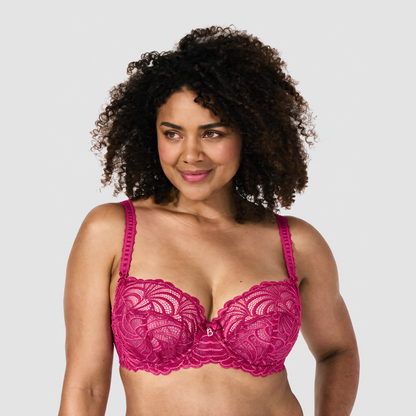 Pampelune black underwired bra