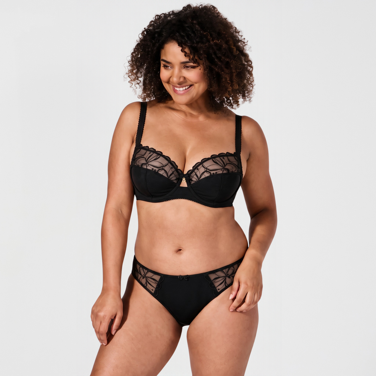 Soutien-gorge emboîtant noir Lalibella