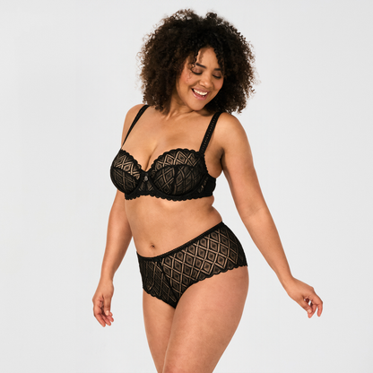 Soutien-gorge emboîtant noir Amelia