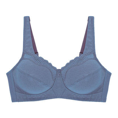 Cotton Comfort Black Underwired Bra