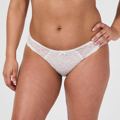 Lot de deux slips blanc Luccia Harmony
