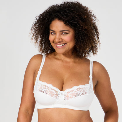 Lot de deux soutiens-gorge sans armatures blanc Cocoon