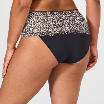 Culotte noir imprimé Luccia swing