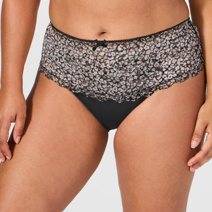 Culotte noir imprimé Luccia swing
