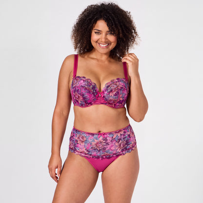 Culotte fushia imprimé Luccia swing