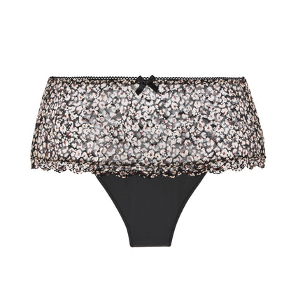 Culotte noir imprimé Luccia swing