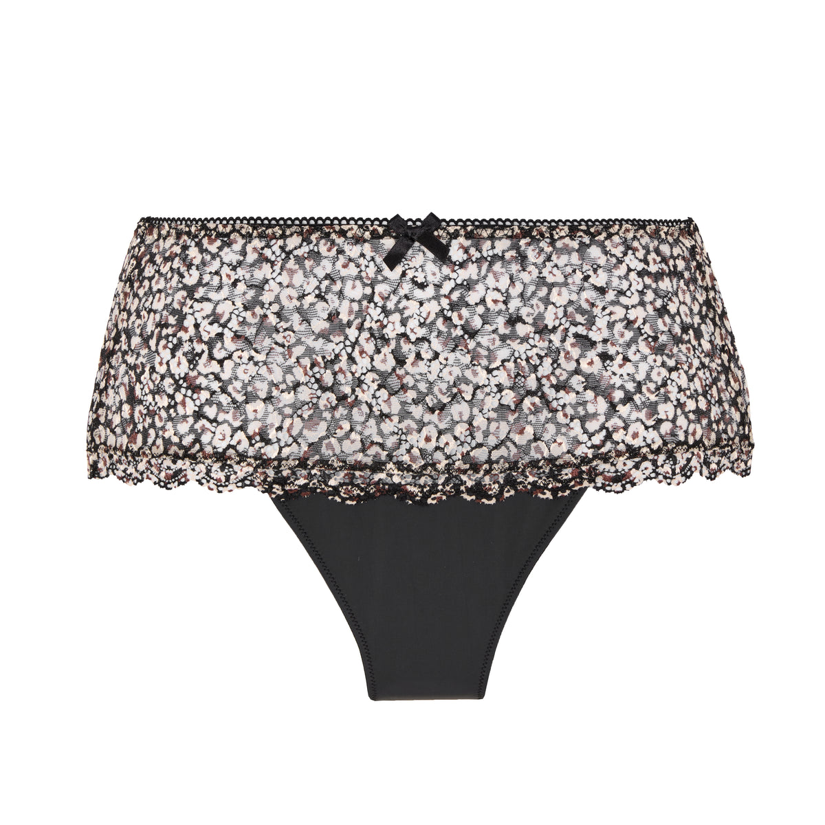 Culotte noir imprimé Luccia swing