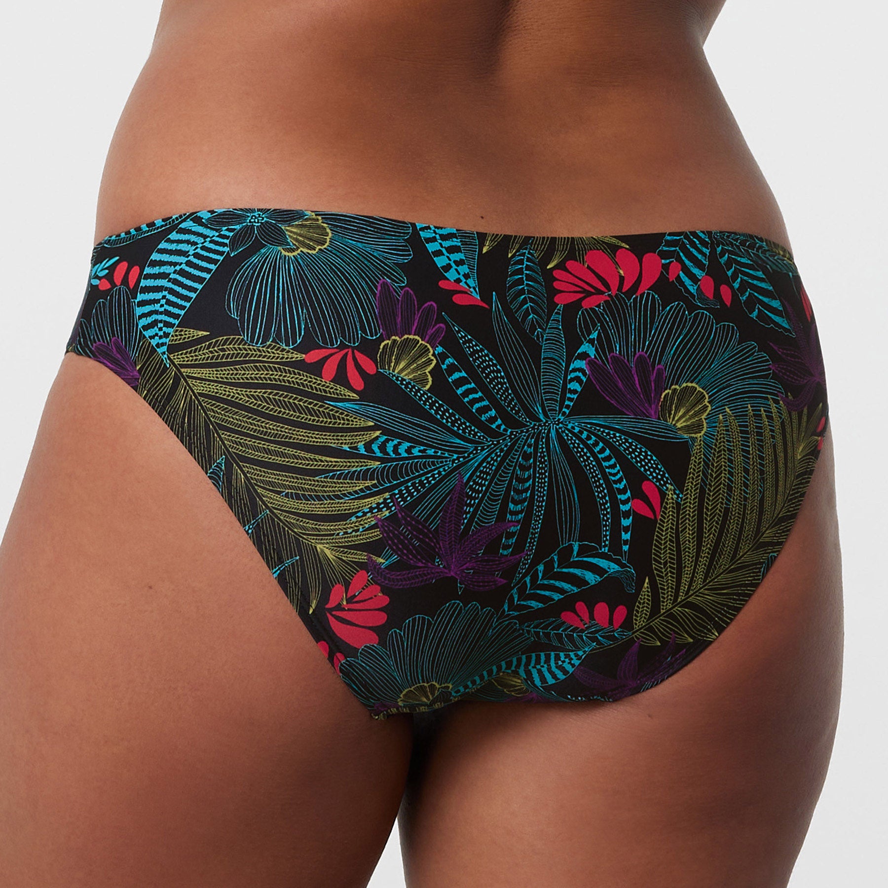 Slip de bain Zapallar Imprimé végetal