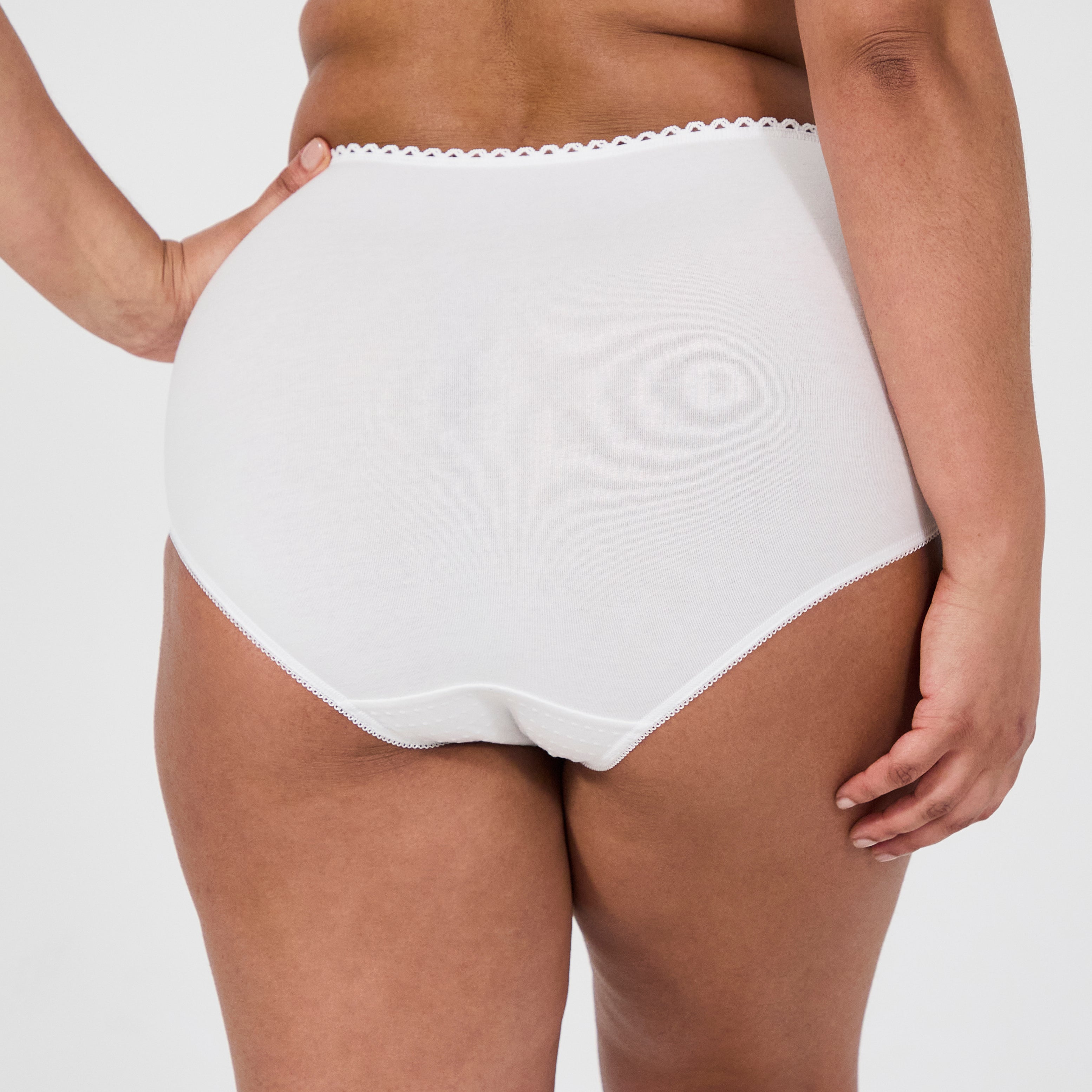 culotte maxi best cotton blanc dos