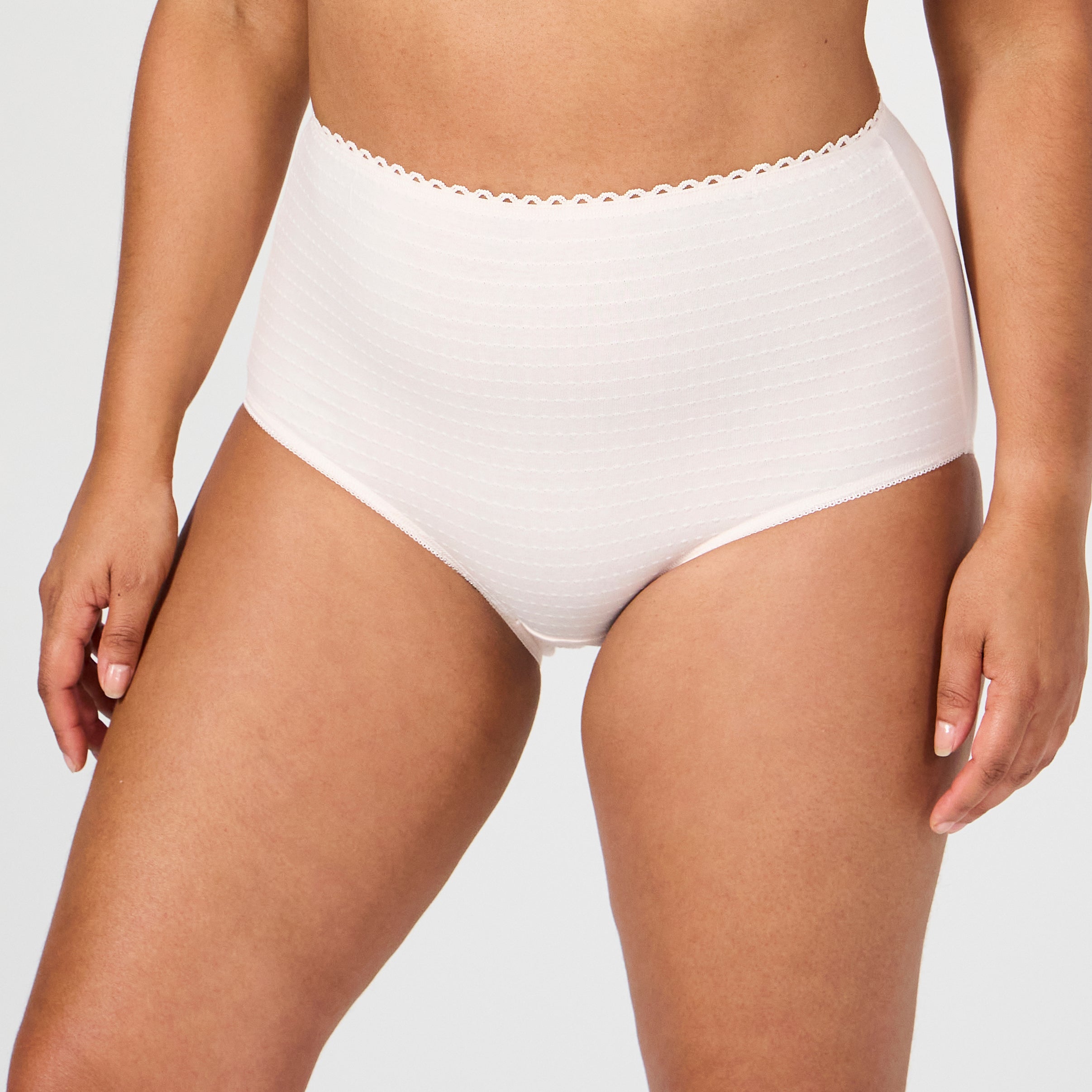 Best cotton black high-waisted panties