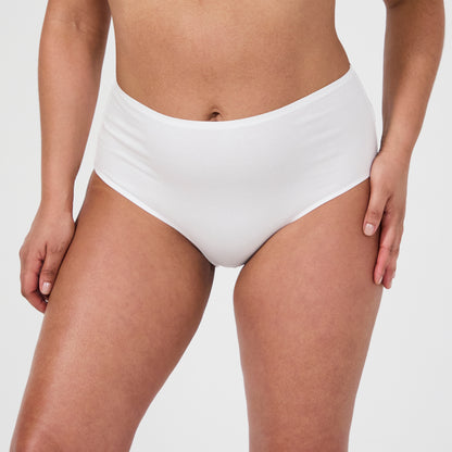 Culotte taille haute one size blanc Just one cotton