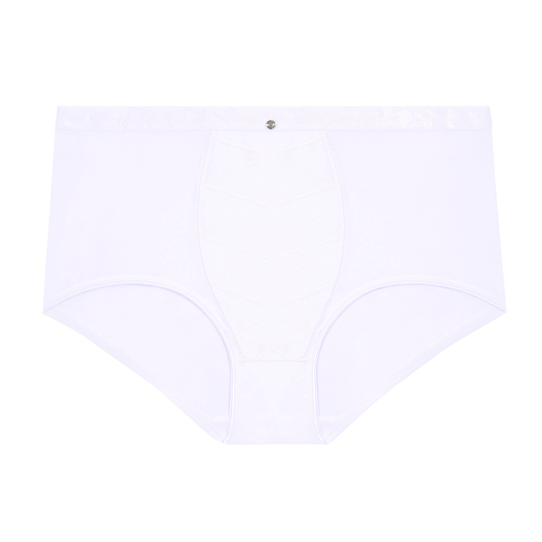 Culotte taille haute ventre plat blanc Just micro