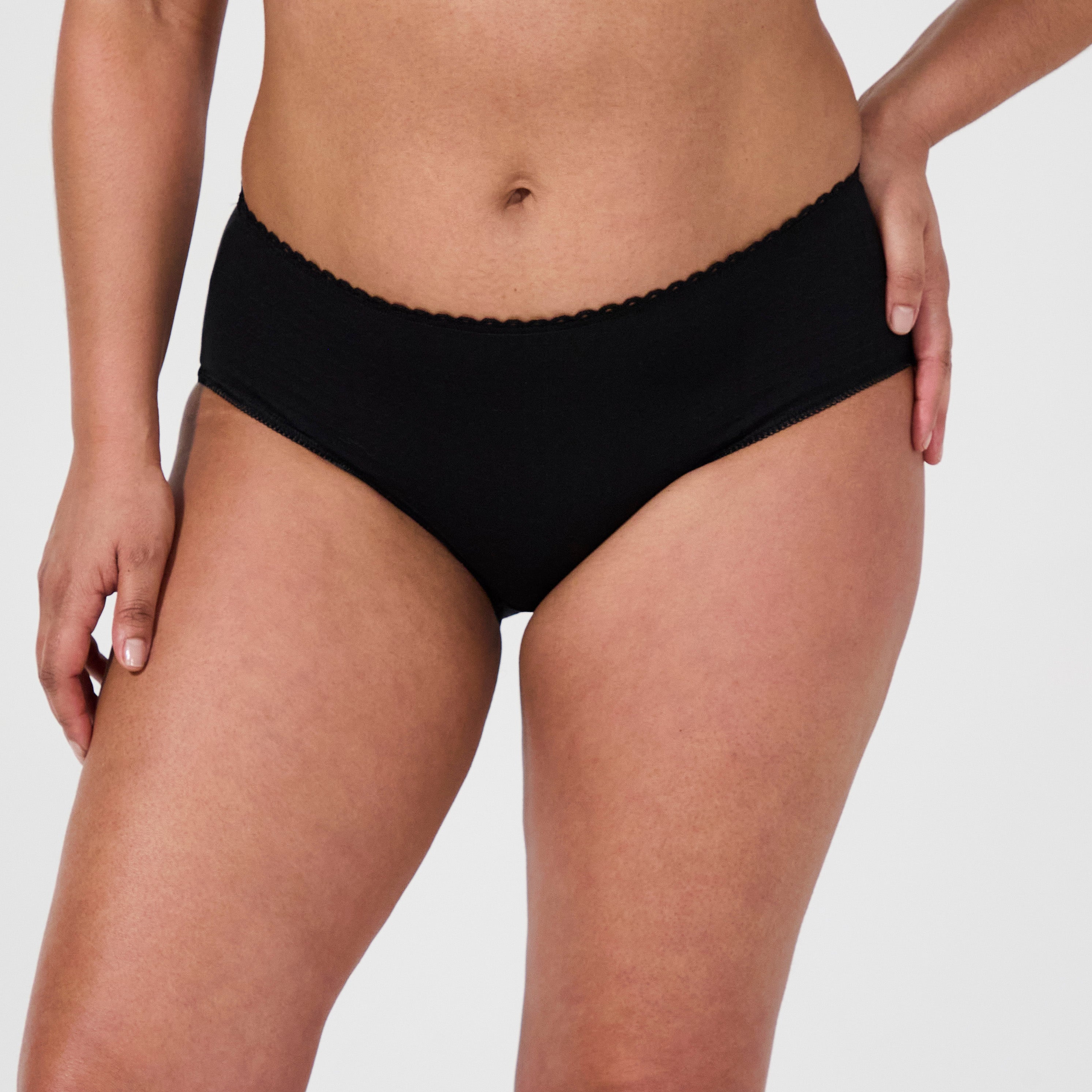 culotte midi best cotton noir face
