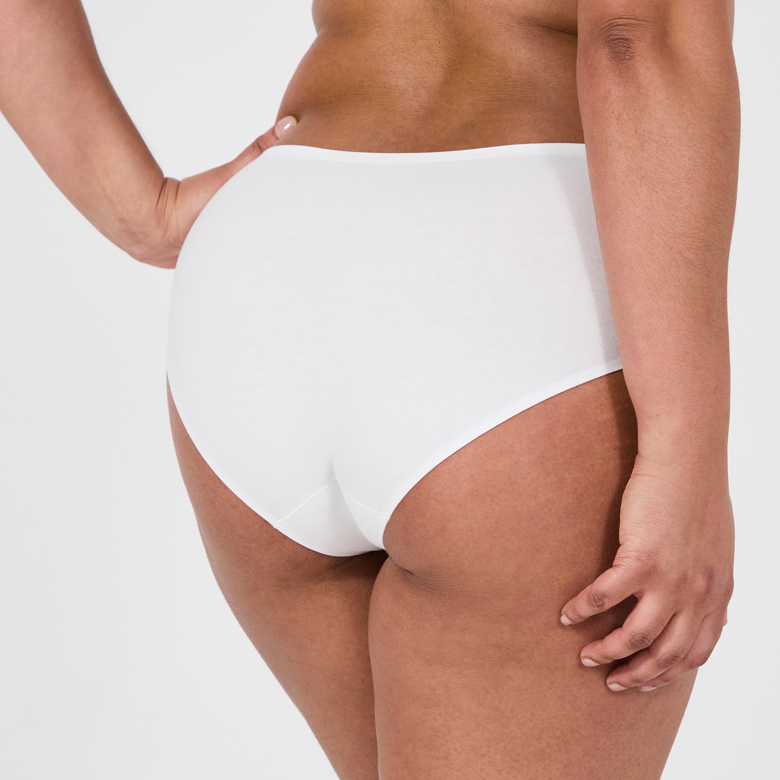 White one size panties Just one cotton