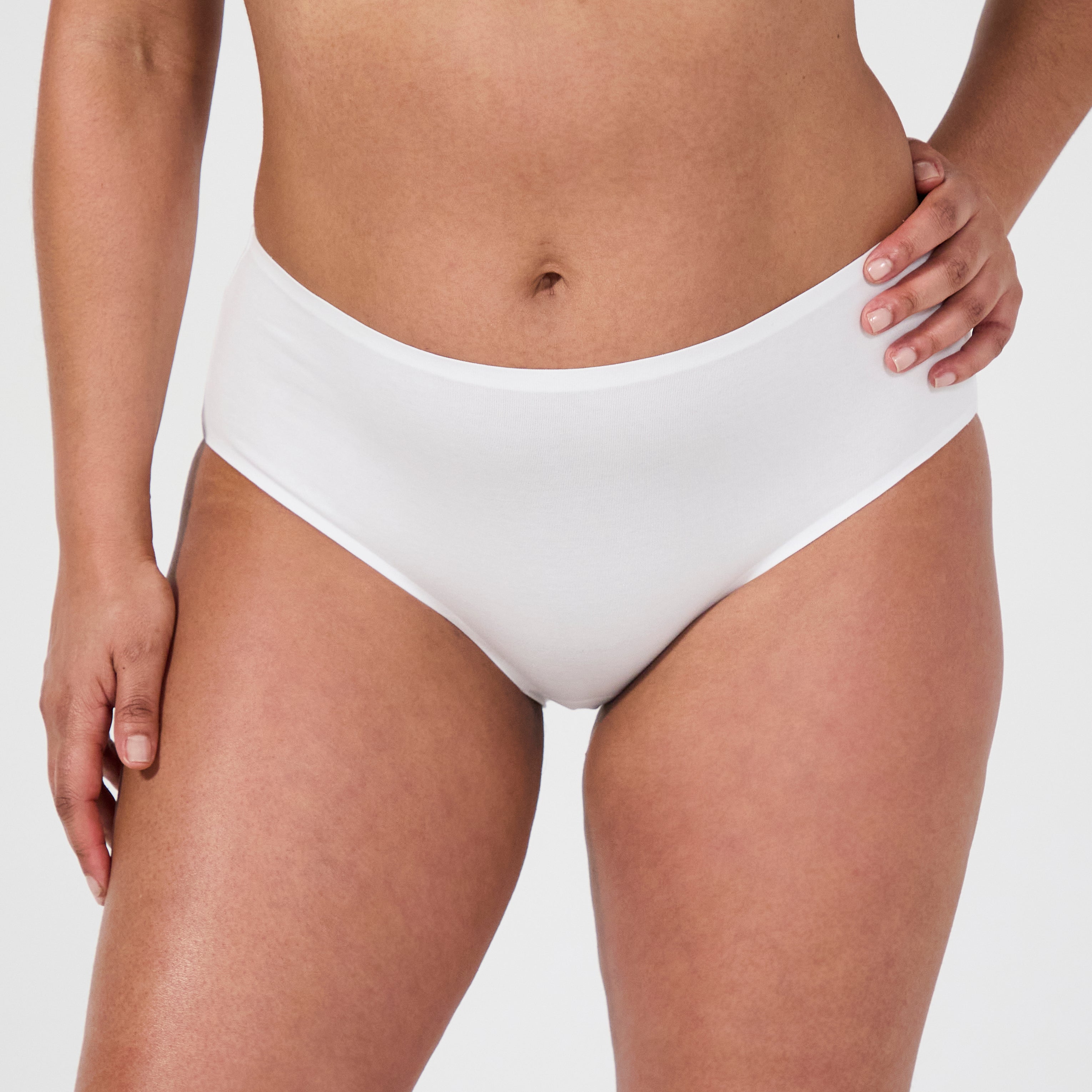 White one size panties Just one cotton