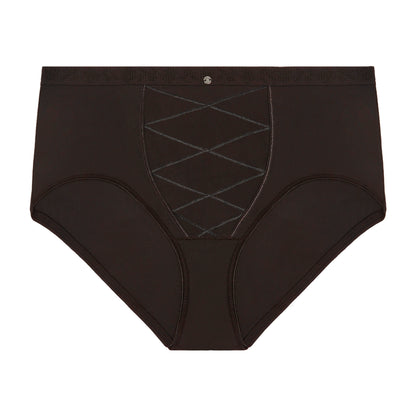 Culotte ventre plat noir Just micro