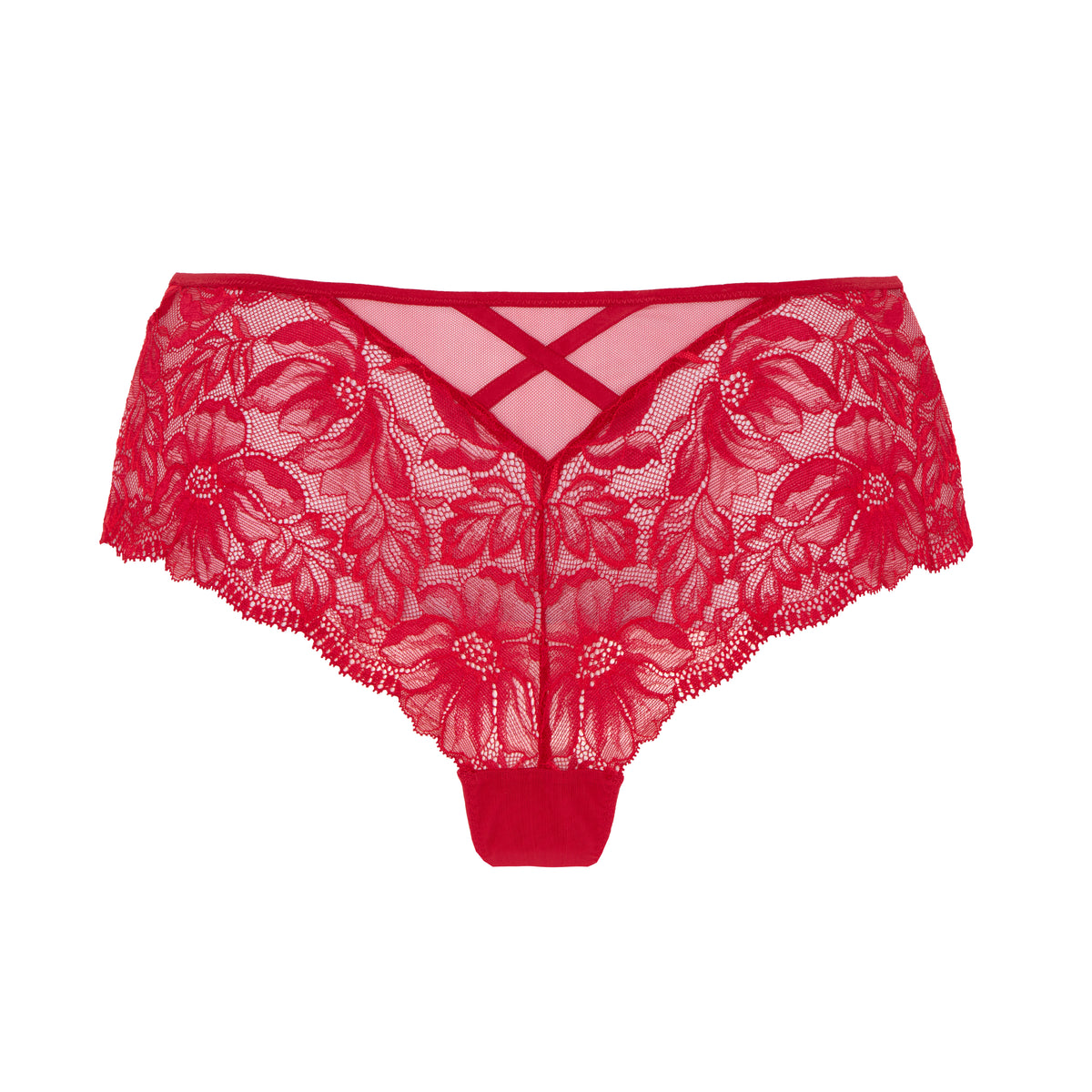 Shorty rouge Lathy