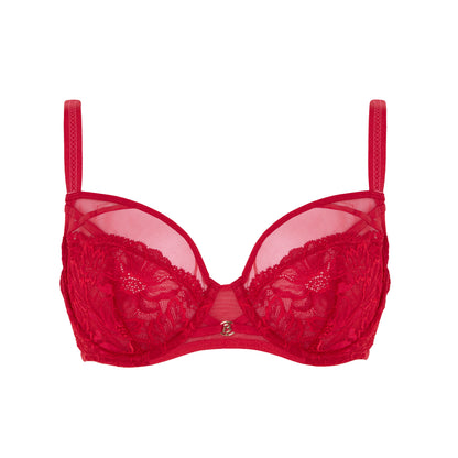 Soutien-gorge avec armatures rouge Lathy
