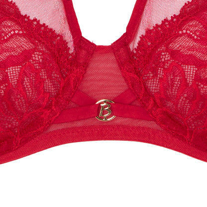 Soutien-gorge avec armatures rouge Lathy
