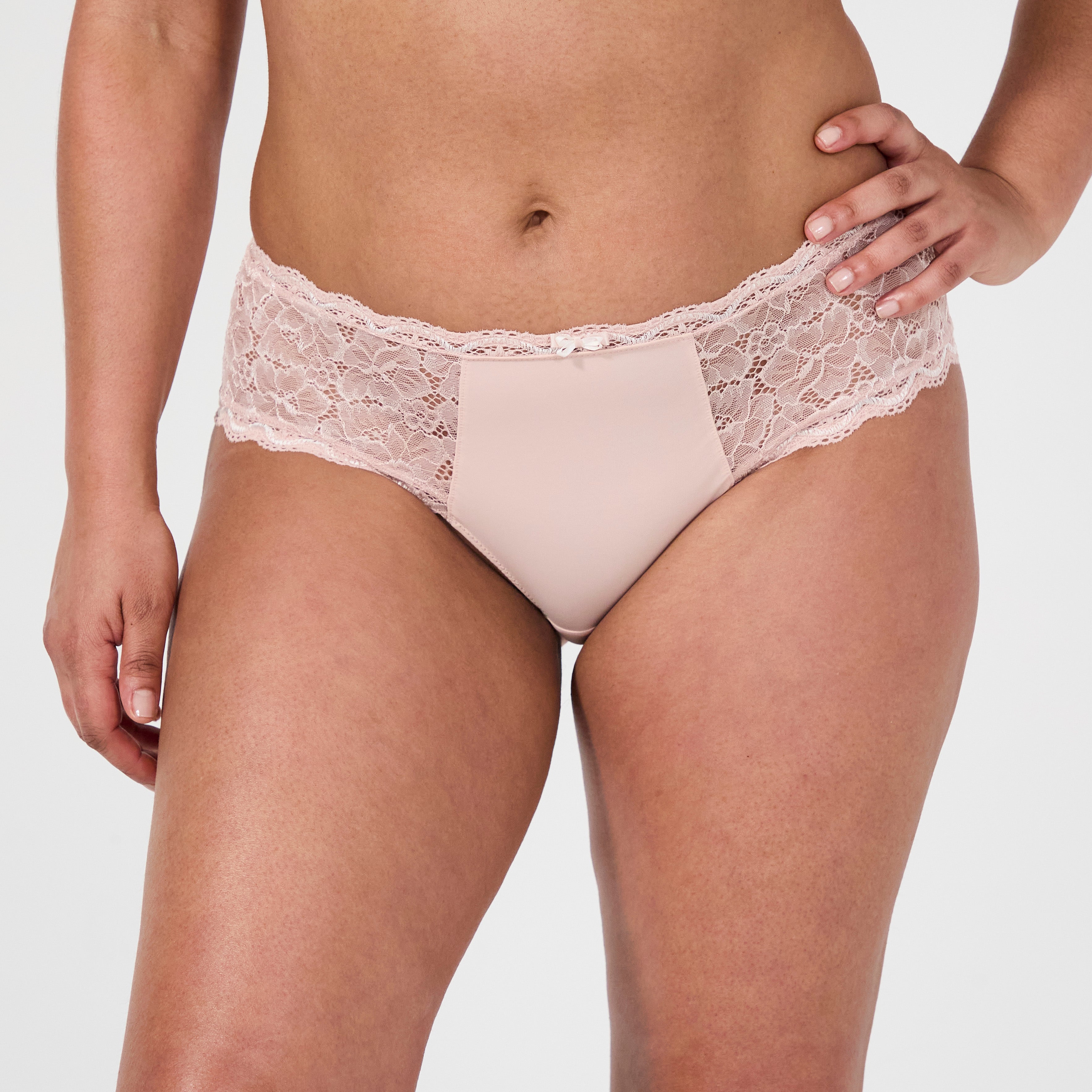 Shorty rose poudré Luccia must
