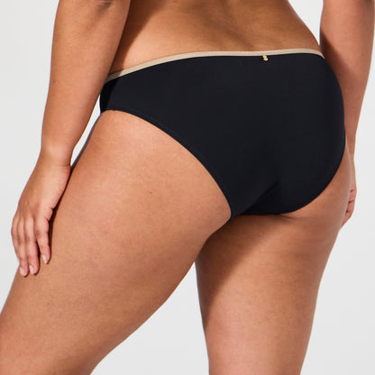 Slip de bain Hollywood Noir/ Or