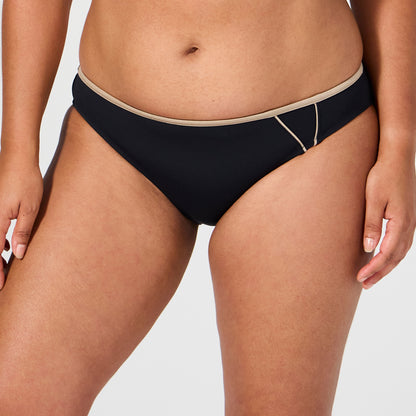 Slip de bain Hollywood Noir/ Or