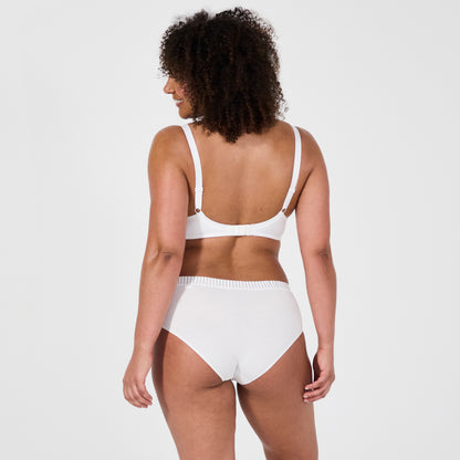Just Ideal white underwired bra